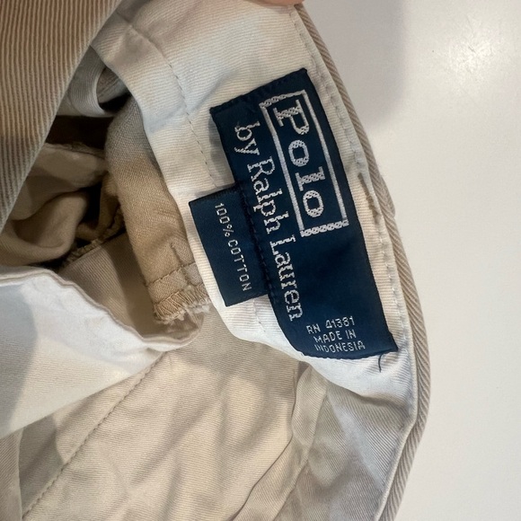 THREE mens khaki color chinos: Polo Ralph Lauren and Vineyard vines - Picture 9 of 10